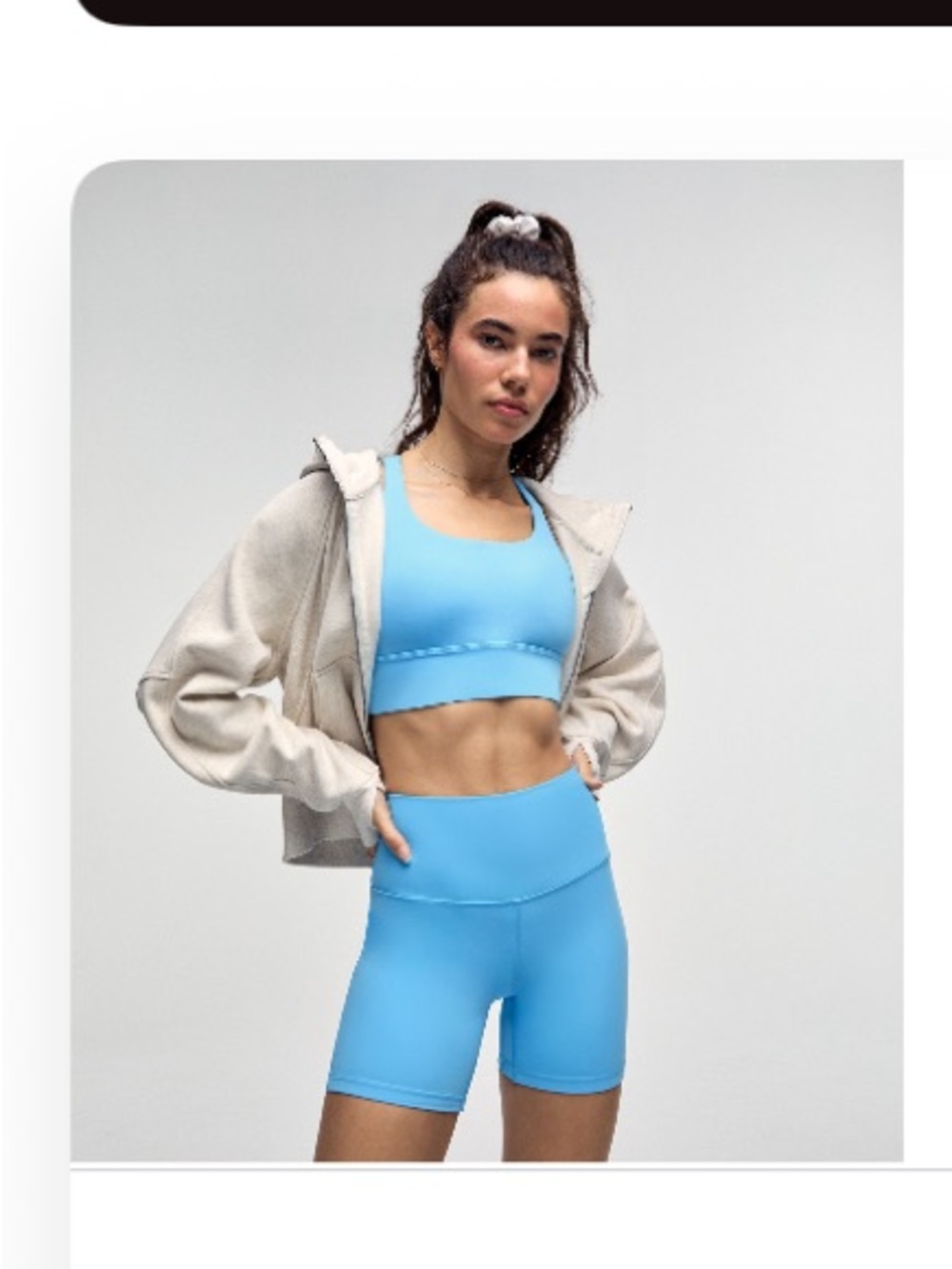 Lululemon Align High Rise Short 6in Kayak Blue Light